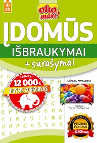 ID26 oho maxi! Įdomūs išbraukymai + surašymai 2025 Sausis Nr. 1 virselis